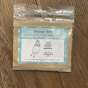 Unity Stamp Co. | Strange Bird Pre-cut Unmounted Repositionable Stamps NEW